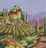 Lee's Needle Art - Tuscan Vineyard #1