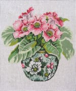 Lee's Needle Art - Vase, Gloxinias