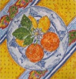 Cooper Oaks Designs - Lemons & Oranges Plate