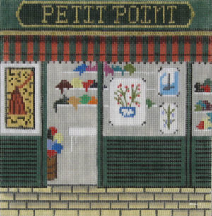 Trubey - French Scenes, Needlepoint Shop