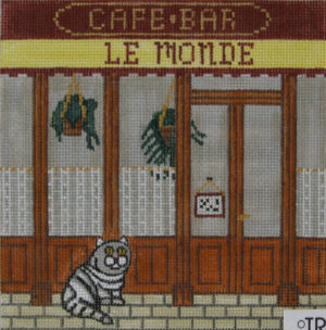 Trubey - French Scenes, Cafe Store Front