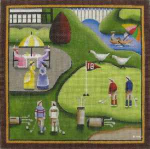Rebecca Wood - Golfing at the Shore