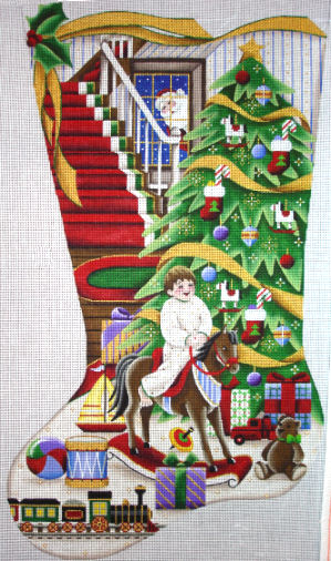 Rebecca Wood - Stocking, Rocking Christmas, Boy
