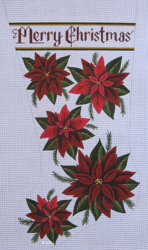 Rebecca Wood - Stocking, Poinsettia