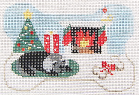 Kathy Schenkel Designs - Sleeping with Dog