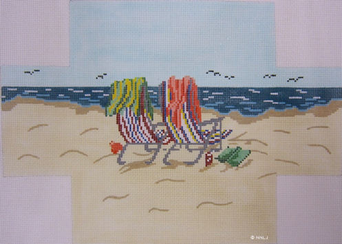 Needle Crossings - Brick Cover, Beach Chairs