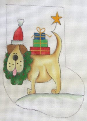 Renaissance Designs - Hound Dog Christmas Mini-Sock