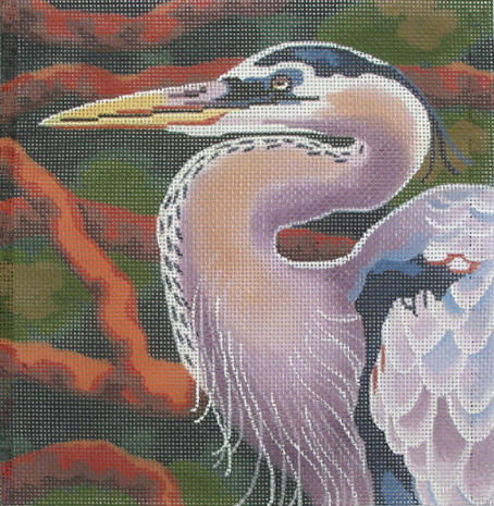 Shorebird Designs - Squares: Heron