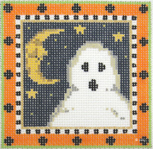 Kelly Clark Needlepoint - Li'l Ghost