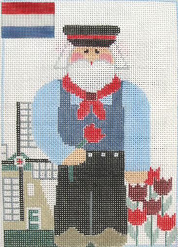 Kathy Schenkel Designs - Dutch Boy Santa