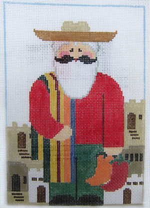 Kathy Schenkel Designs - Santa with Peppers