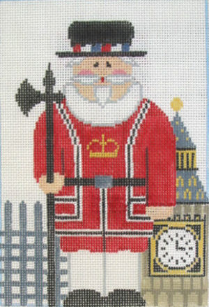 Kathy Schenkel Designs - English Beefeater Santa