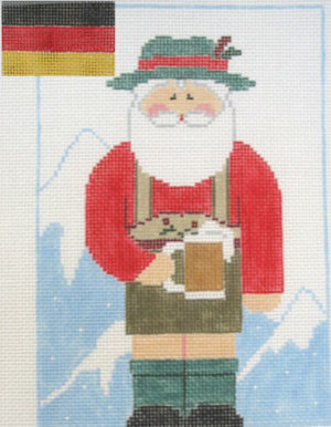 Kathy Schenkel Designs - German Lederhosen Santa