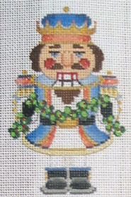 strictly christmas nutcracker w garland needle nook strictly christmas needlepoint canvases