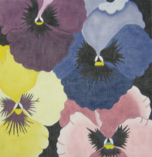 Dede's Needleworks - Pansy Galore
