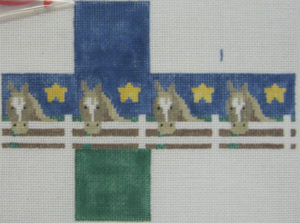 Kathy Schenkel Designs - Package, Horses w/Fence