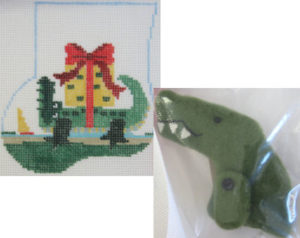 Kathy Schenkel Designs - Mini Sock, Alligator w/Package