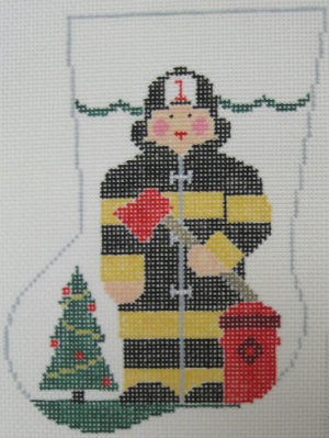 Kathy Schenkel Designs - Fireman Mini-Sock
