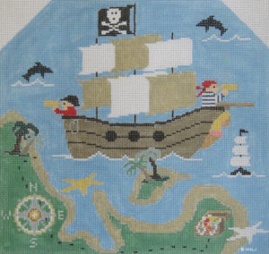 Kathy Schenkel Designs - Tiny Pirate Background