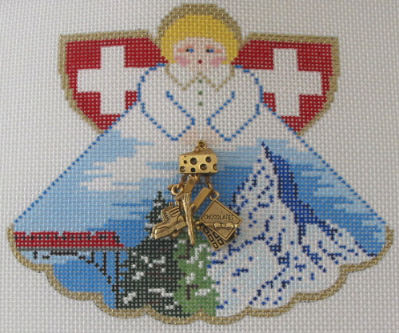 Painted Pony Designs - Switzerland Matterhorn Angel