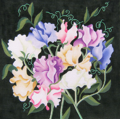 Dede's Needleworks - Giant Sweet Peas