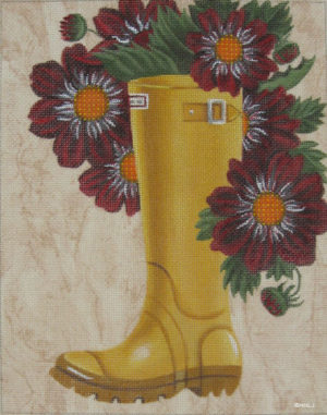 Leigh Designs - Boots & Blossoms, April Showers