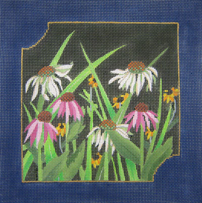 Dede's Needleworks - Echinacea & Black Eyed Susans