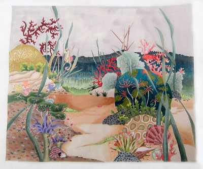 Dede's Needleworks - Undersea Pillow