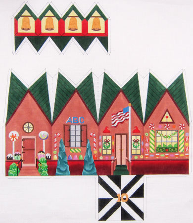 Dede's Needleworks - Holiday Spirit Village, Schoolhouse