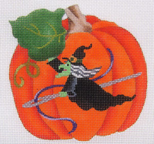 Dede's Needleworks - Stitchers w/Pumpkin Ornament