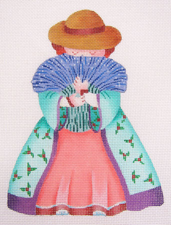 Dede's Needleworks - Flower Girl, Lavender
