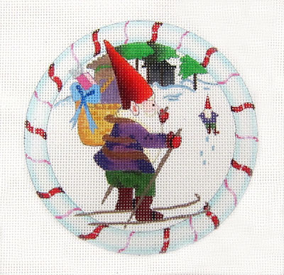 Dede's Needleworks - Little Mountain Men Skiing