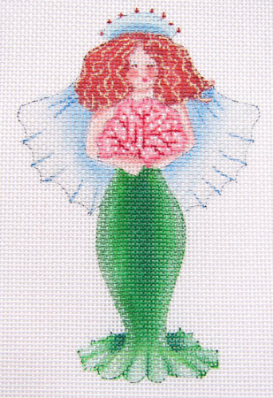 Dede's Needleworks - Mermaid Angel, Redhead