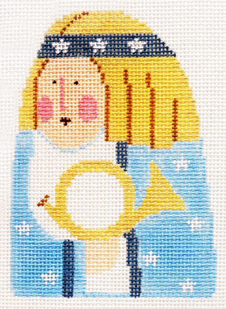 Kathy Schenkel Designs - Angel w/French Horn