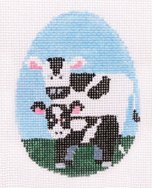 Kathy Schenkel Designs - Mother Cow & Calf Egg