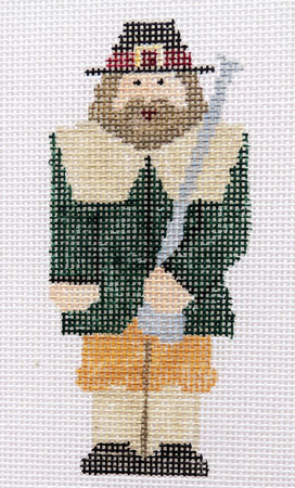 Kathy Schenkel Designs - Pilgrim Man Mini Figure