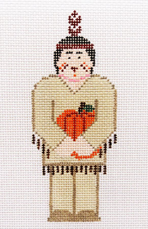 Kathy Schenkel Designs - Thanksgiving Indian Man Mini Figure