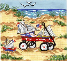 Cooper Oaks - Wagon with Boats