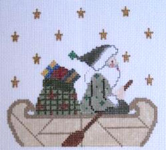 Designs by Petei - Canoe Santa