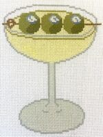 Atlantic Blue Canvas - Blue Cheese Olive Martini