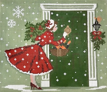 The Gingham Stitchery - Betty Brings Bubbles Pillow