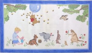 Kate Dickerson Needlepoint - Winnie the Pooh Rug