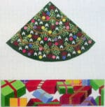 Julia's Needleworks - Christmas Tree w/ Gifts & Stars