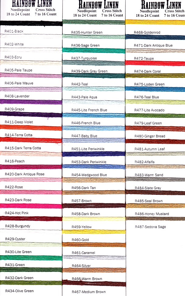 Rainbow Gallery Rainbow LInen Needle Nook