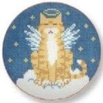 CBK Needlepoint Collections - Wishful Angel Cat