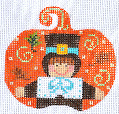 Danji Designs - Pilgrim Boy Pumpkin