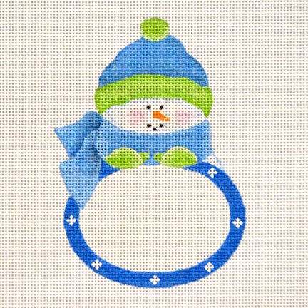 Pepperberry Designs - Blue Boy Snowbaby Plaque