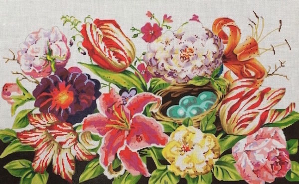Colors of Praise - Floral with Bird Nest