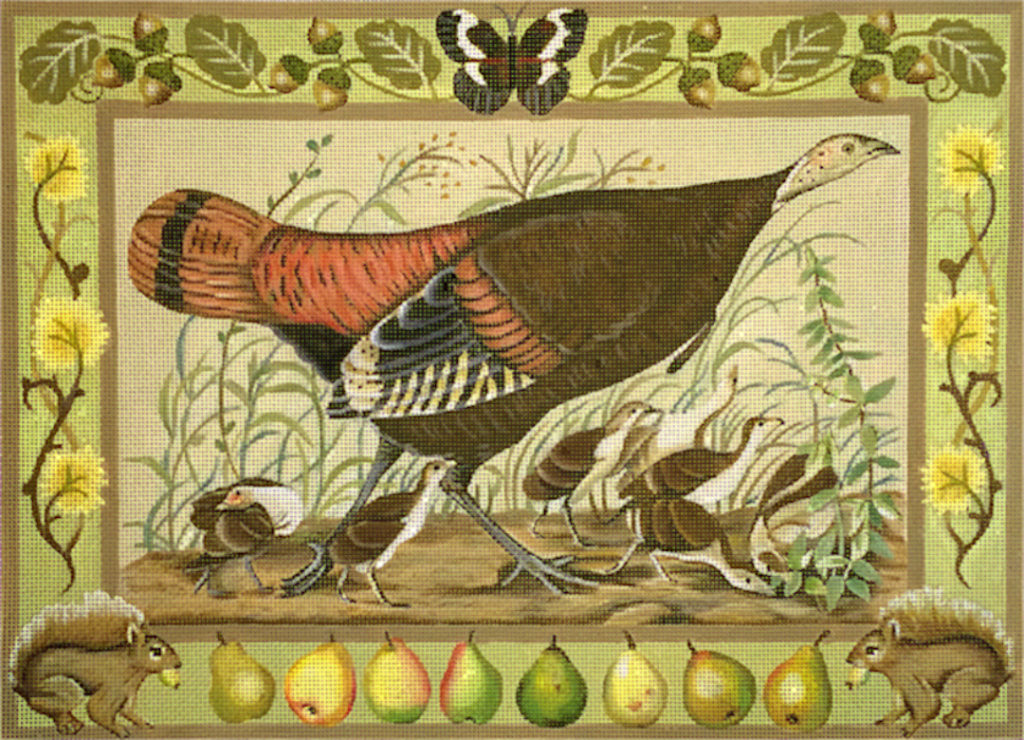 Melissa Shirley Needlepoint Wild Turkey Needle Nook