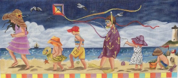 Susan Roberts Needlepoint  - Beach March